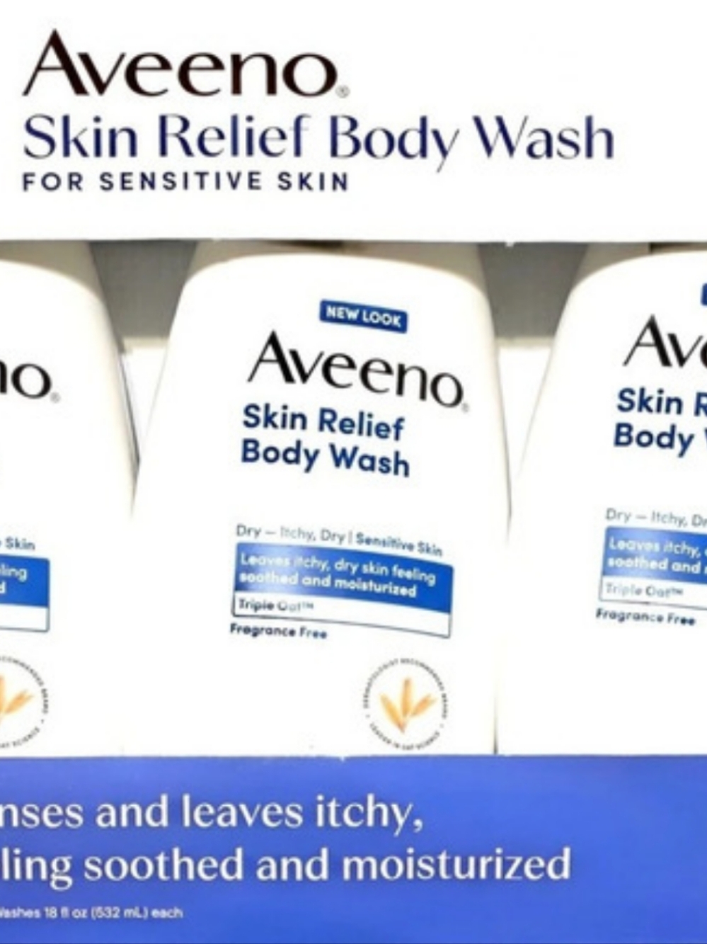 Aveeno Skin Relief Body Wash 3-Pack 54 fl oz